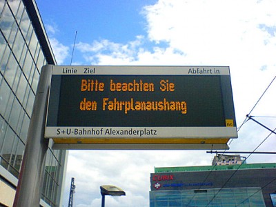 Verbindliche Fahrplanauskunft.