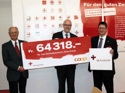  64 318 Franken fu&#776;r das Schw. Rote Kreuz