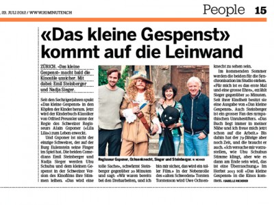 Nadeschkin synchronisiert «das kleine Gespenst»