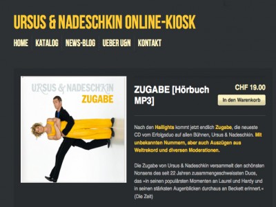 Unsere ZUGABE als MP3-Hörbuch im Online-Kiosk