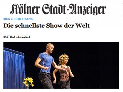 Pressestimme vom Köln Comedy Festival
