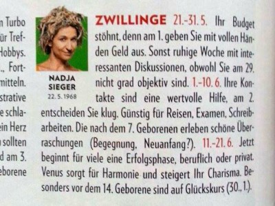 Was in der Zeitung steht stimmt -