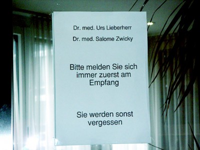 Vergessen&hellip;